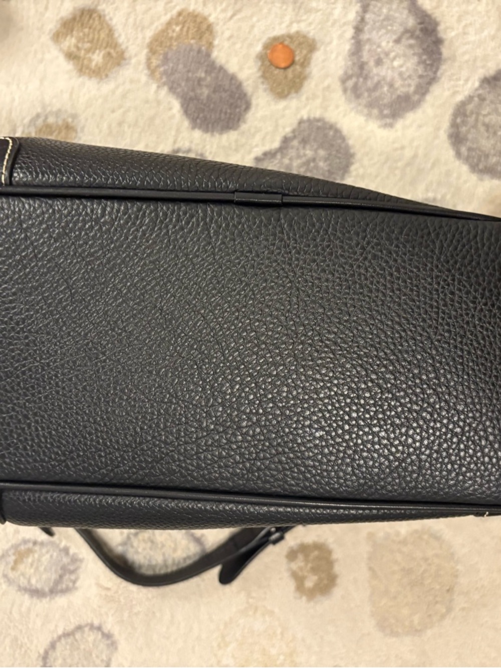 Dooney & Bourke Black Pebble Grain Hobo with Gold Hardware - Picture 6 of 6